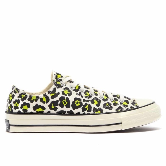 Converse Low Top Leopard Print Sneakers - Picture 3 of 5